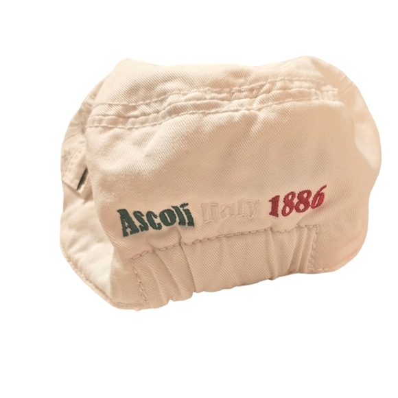 Pantofola d'Oro White Embellished Otto Collection Cap Hat - Picture 4 of 5